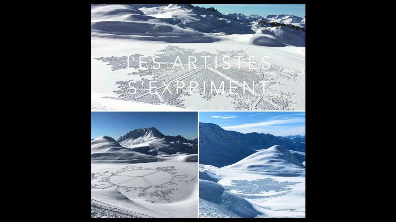 Le Refuge Du Montagnard, Arc 1950, Skis Aux Pieds, Spa Les Arcs  المظهر الخارجي الصورة